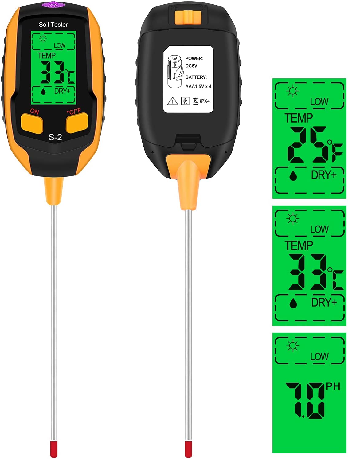 Luster Leaf 1601 Rapitest Test Kit for Soil pH, Nitrogen, Phosphorous