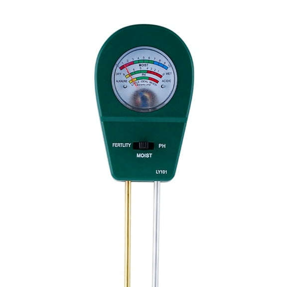 Soil Tester Soil Moisture Meter Soil Ph Tester Test Soil Fertility Suitable for Garden Lawn Care Greenhouse Plants Green
