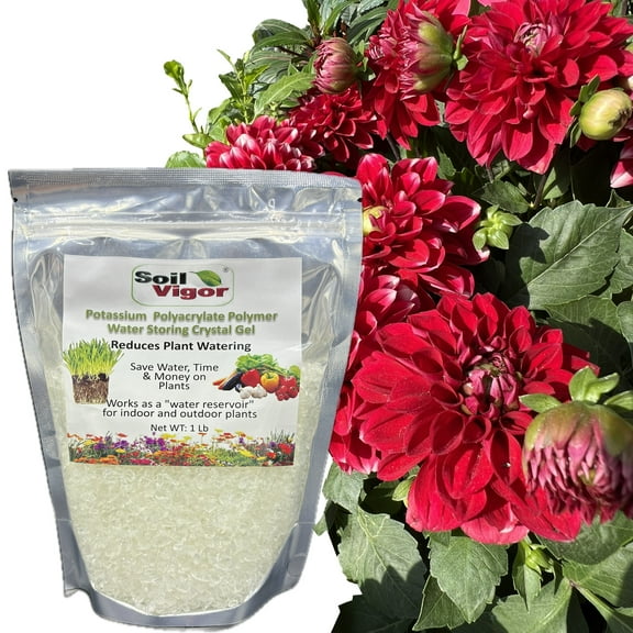 Soil Vigor® Potassium Polyacrylate – Commercial-Grade Superabsorbent Soil Amendment (5-10 Mesh)