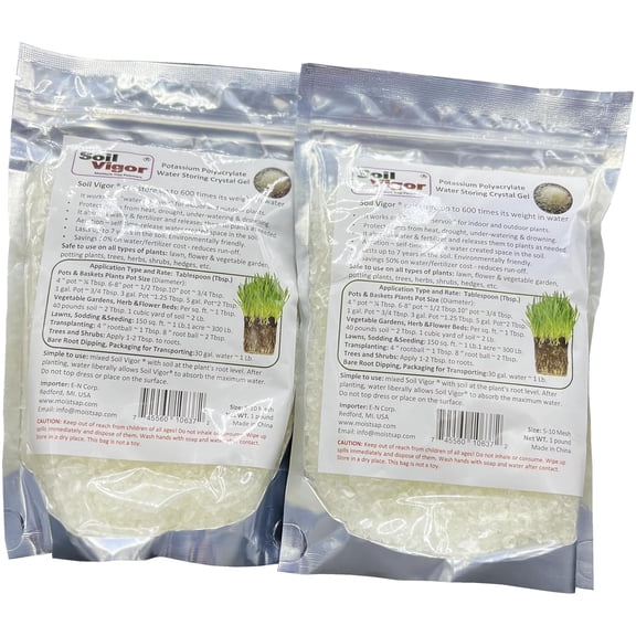 Soil Vitality Boost: Potassium Polymer Moisture Management for Plants 2 Pounds