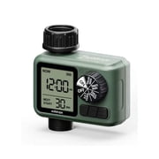 Soildrops Single Outlet Programmable Sprinkler and Watering Controller Timer with LCD Rain Delay