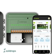 SoilDrops Smart Sprinkler Controller   8-Zone WiFi Irrigation Controller with AI Scheduling