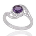 thumbnail image 1 of Soild 925 Sterling Silver Amethyst Ring, 1 of 1