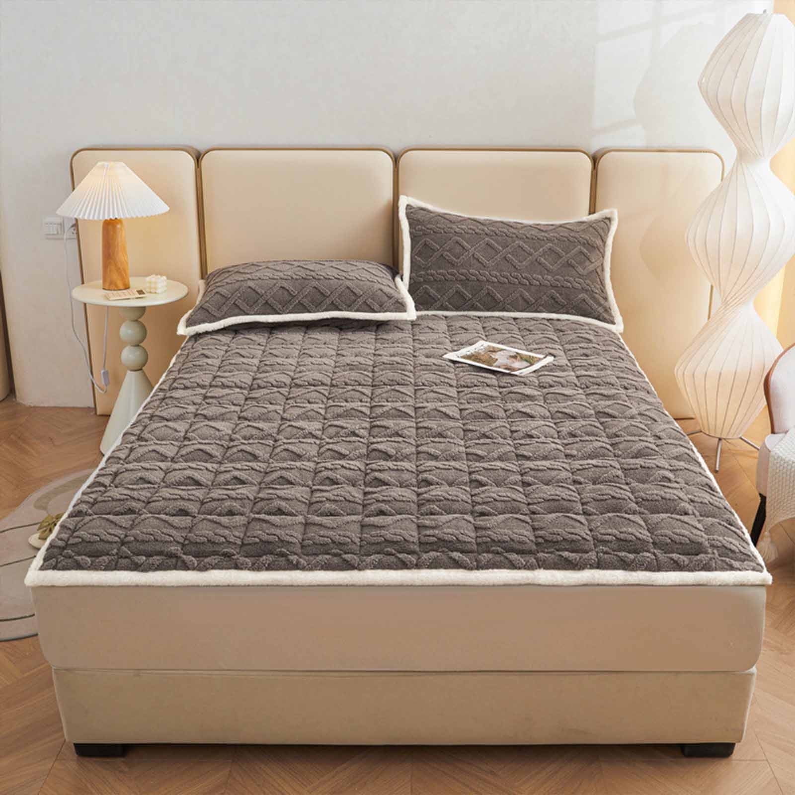 Taffeta Mattress, 2025 New Winter Warm Tatami Mat, Breathable Washable Mattress, Topper Student Dormitory Cotton Padded Mattress, 70.8x78.7in