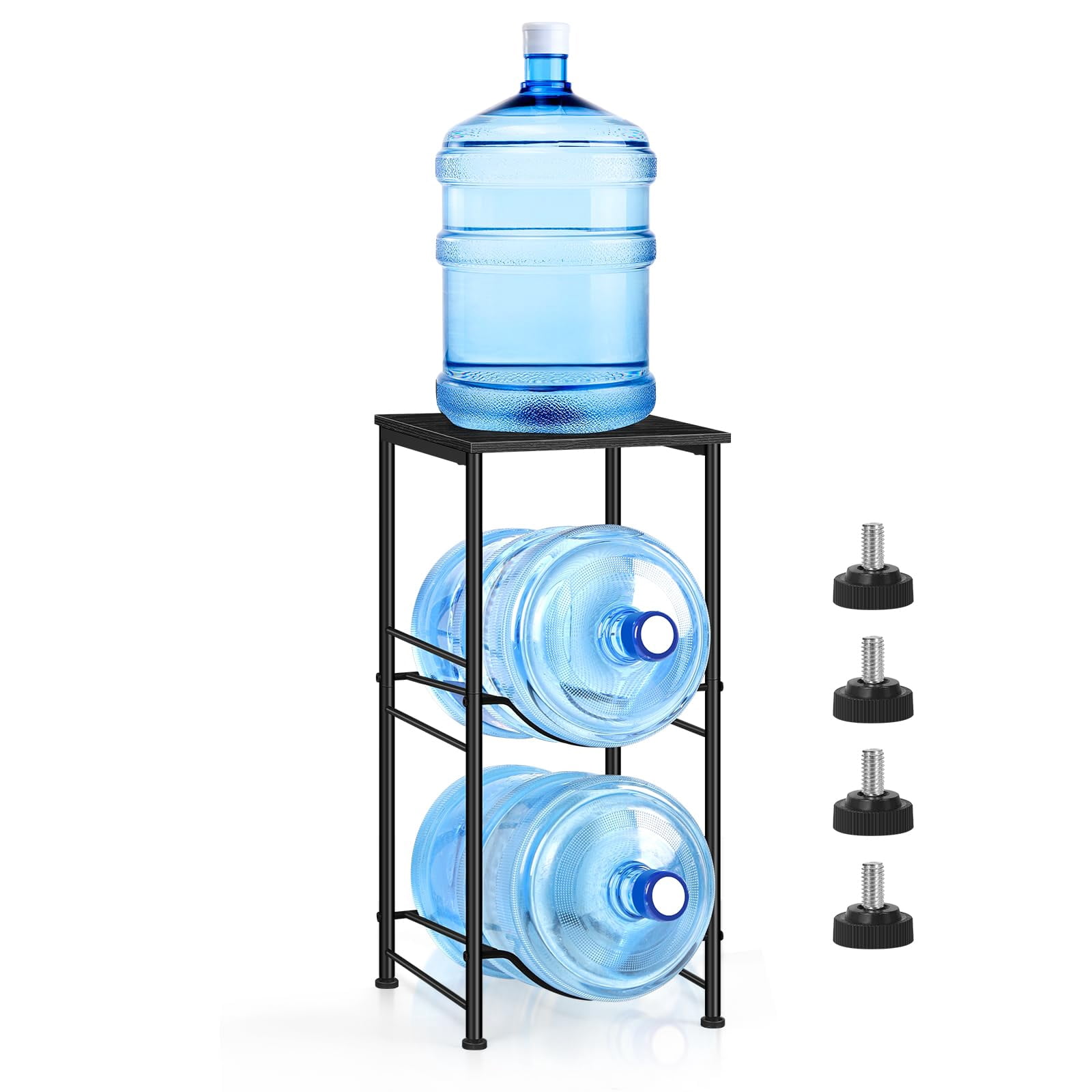 SoildPal 2 Tier 5 Gallon Water Bottle Holder Organizer, Heavy Duty ...