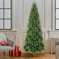 thumbnail image 1 of Makeatree 5 ft Unlit Pencil Christmas Tree, Artificial Slim Xmas Tree with 610 PE & PVC Mixed Branches,Metal Hinges, Foldable Base, 1 of 9