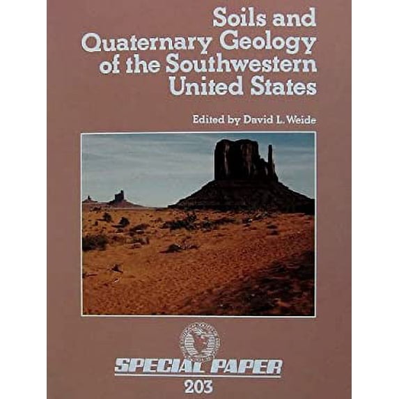Pre-Owned Soils and Quaternary Geology of the Southwestern United States 9780813722030 Used