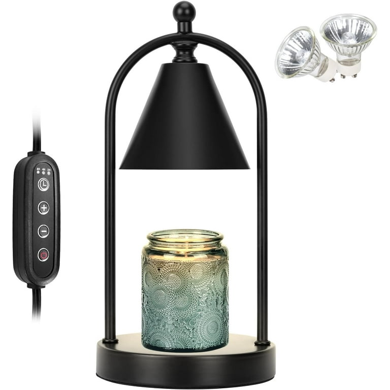 LUXGARDEN Electric Candle Warmer Lamp With Timer, Candle Warmer Light,  Electric Candle Lamp, Candle Melting Lamp, Wax Lamp, Wax Melt Warmer 