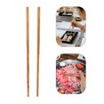 thumbnail image 1 of Soimiss Olive Wood Chopsticks Brown Extra Long for Hot Pot and Frying Home Use 1Pair, 1 of 8