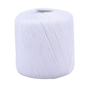 Soimiss 1 Roll Soft Cotton String for DIY Projects Easy to Clean Non-fading White