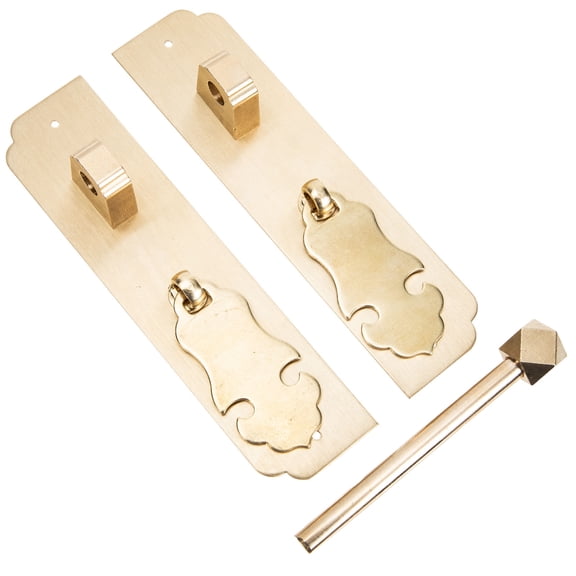 Soimiss 1 Set Classic Door Pull Handle Copper Vintage Style Knobs