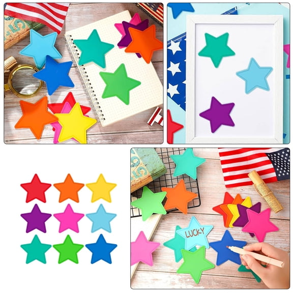 Soimiss 1 Set Classroom Door Decorations Featuring Intricately Designed Star Cutouts In Assorted Color