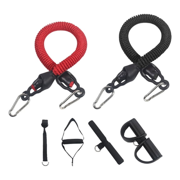 Soimiss 1Set Assorted Color Pedal Resistance Band Natural Material Durable Fitness Pull Rope for Sport Yoga Workout