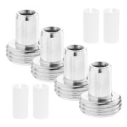 Soimiss 1 Set Fiber Optic Light Wand Stick Metal Ceramic For Fiber Optic Systems Professional Use