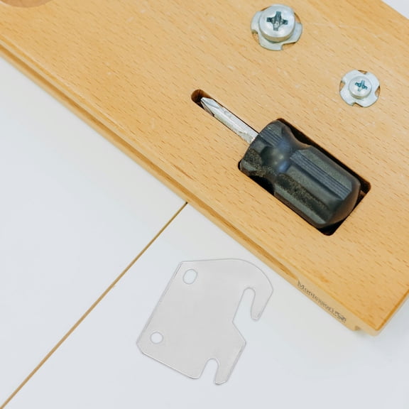 Soimiss 1 Set Universal Bed Rail Hook Replacements in Silver for Bed Assembly and Repair Enhanced Durability