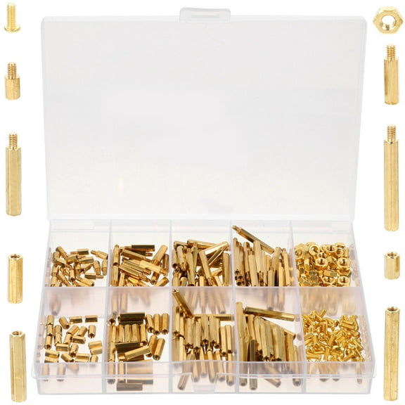 Soimiss 1Set Wear Resistant Copper Standoff Screws Motherboard Replacement Pc Case Hardware