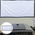 thumbnail image 1 of Soimiss 1Set Portable Projector Screen White Polyester Foldable Anti Crease for Indoor and Outdoor Use, 1 of 8