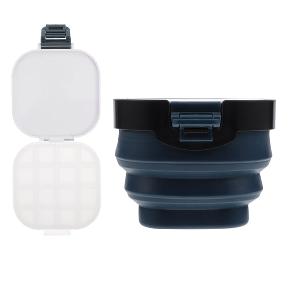 Soimiss Painting Brush Washer Practical Design Blue Plastic 1 Set Back to School