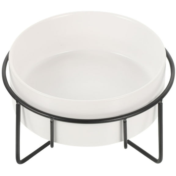 Soimiss 1Set Metal Stand Cat Food Bowl in Assorted Colors for Convenient Pet Feeding