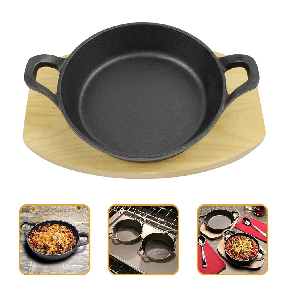 Soimiss 1Set Multi Function Frying Pan Safe Non Stick Pancake Pan for Daily Cooking
