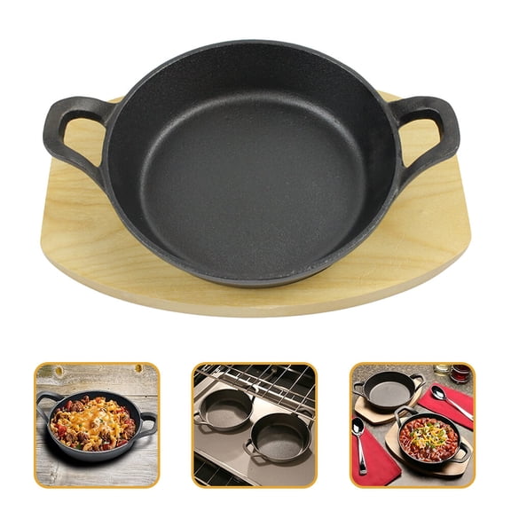 Soimiss 1Set Safe Non Stick Frying Pan with Physical Non Stick Lines and Sturdy Handle