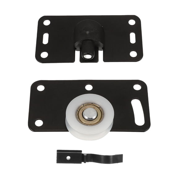 Soimiss 1Set Sliding Wardrobe Door Pulley with Metal Bearing for Cabinet Door Replacement