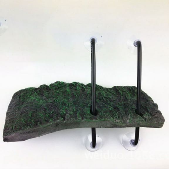 Soimiss 1 Set of Turtle Perch for Tank Foam Green Resting Platform for Pet Owners