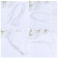thumbnail image 1 of Soimiss 10Pairs Thin Round Waxed Shoelace White Cotton for Durable Dress Shoes Tying, 1 of 7