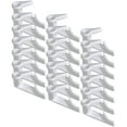 thumbnail image 1 of Soimiss 100Pcs Small Clamps White Plastic Lamp Shade Holders for Ceiling Light Indoor Use, 1 of 6