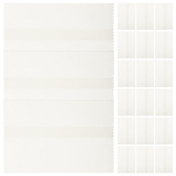 Soimiss 100Pcs White Paper Wrapping Bags for Bakery Pastry Cookie Bread with Three Side Seal