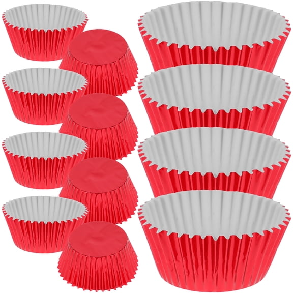 Soimiss 100pcs Muffin Bags Standard Disposable Baking for Cupcake Home Party