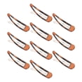 thumbnail image 1 of Soimiss 10PCS Small Hair Clips for Thin Hair Tortoise Shell Shape Coffee Plastic Hold for Everyday Life, 1 of 7