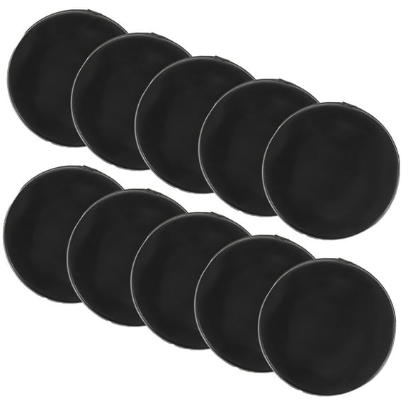 Soimiss 10Pcs Black PVC Piggy Bank Plug Easy to Clean for Money Saving Box