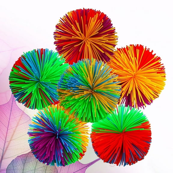 Soimiss 10Pcs Bouncy Stringy Toys for Kids Stress Relief and Outdoor Activity