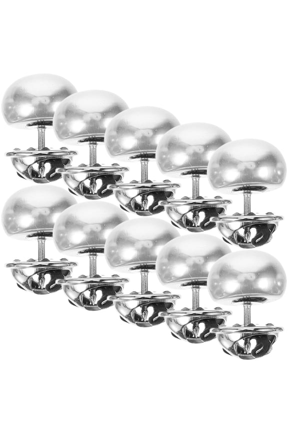 10Pcs Assorted Color Brooch Pins for Dress No Sew Decorative Button Pins