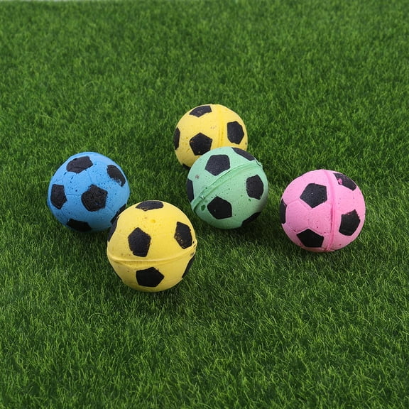 Soimiss cat toys bundle Soccer Ball Toys Assorted Color 12 Pcs for Fan Gear