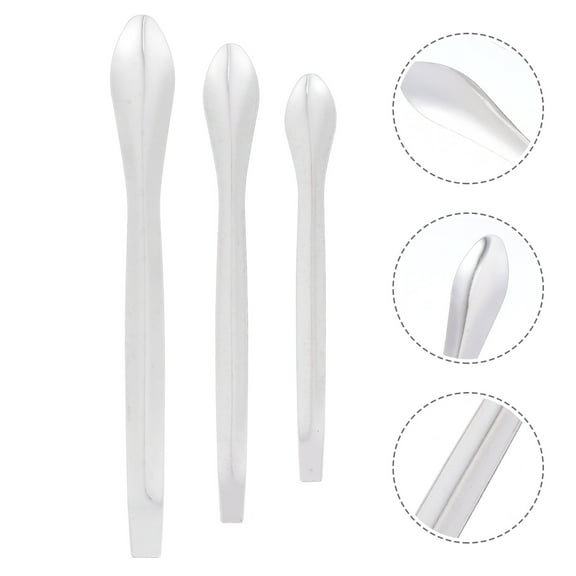 Soimiss 12 Pcs Handmade Dispensing Spoons Set Stainless Steel Tools for Family Time