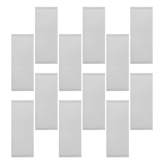 Soimiss 12Pcs Durable Pure Zinc Anode Sheets Plated Silver Color for Fruit Battery Energy Output