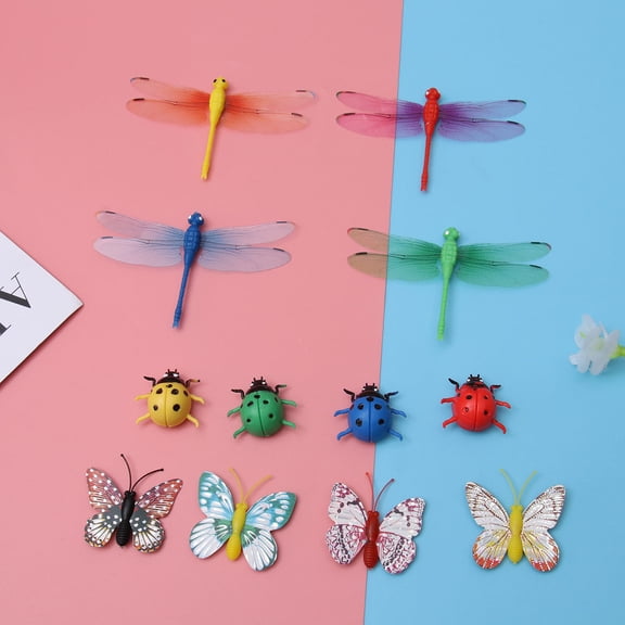 Soimiss 12Pcs Bee Refrigerator Magnet Assorted Color Simulation for Party Planners