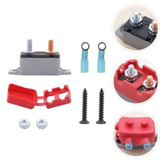 Soimiss 12V 24V 20A Manual Reset Circuit Breaker Automotive Protection Fuse Box