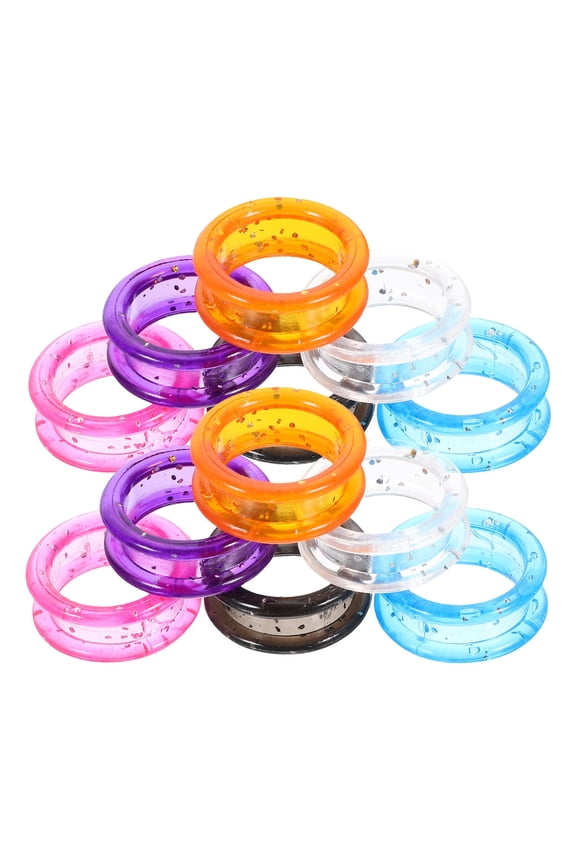 12Pcs Silicone Scissors Finger Rings for Grooming and Hair Cutting Finger Protection
