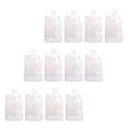 thumbnail image 1 of Soimiss 12Pcs Space Saving Travel Cosmetic Pouches White Leakproof Portable Lotion Shampoo Containers, 1 of 7