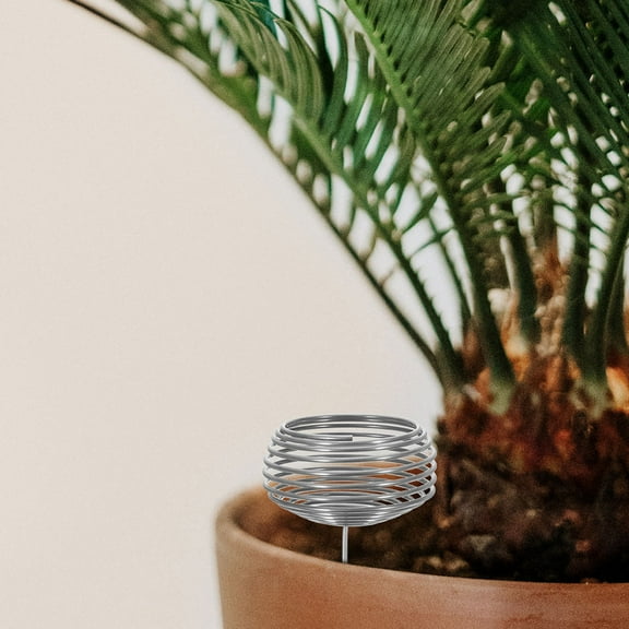 Soimiss 16Pcs Gardening Fertilizer Container Stainless Steel for Orchid and Potted Plant Use