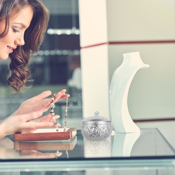 Soimiss 1Pack Decorative Storage Box Enamel Key Storage for Home Decor