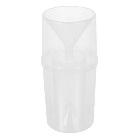 Soimiss Portable Rain Measure Gauge Outdoor Transparent Plastic 1Pcs