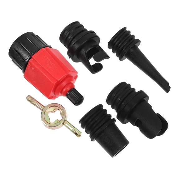 Soimiss 1Pc Tire Inflator Valve Connector Made of Wearproof Nylon Rubber for Portable Use