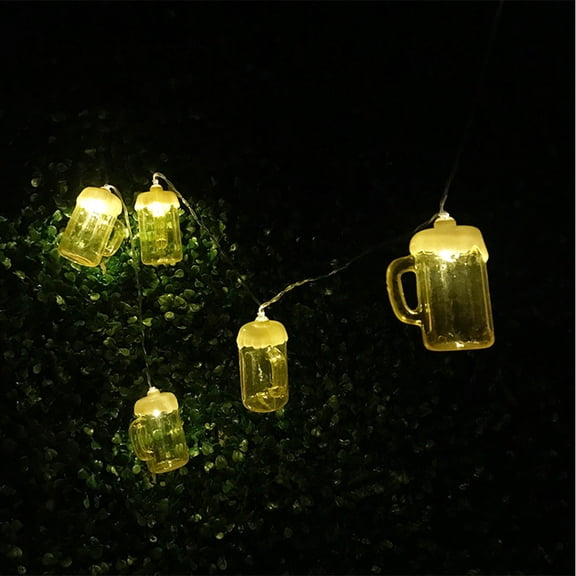 Soimiss 1Pack Lights LED Yellow Plastic Decoration for Bar Atmosphere