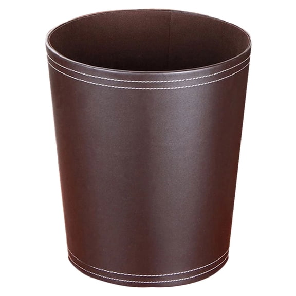 Soimiss 1Pc Coffee Waste Container Round Trash Can for Household Storage and Office Use