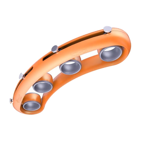 Soimiss Finger Expander Finger Hand Strengthening ABS Orange for Instrument Playing 1Pack
