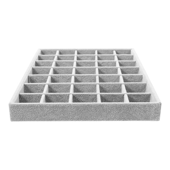 Soimiss Jewelry Display Tray with Compartment Design for Home Use